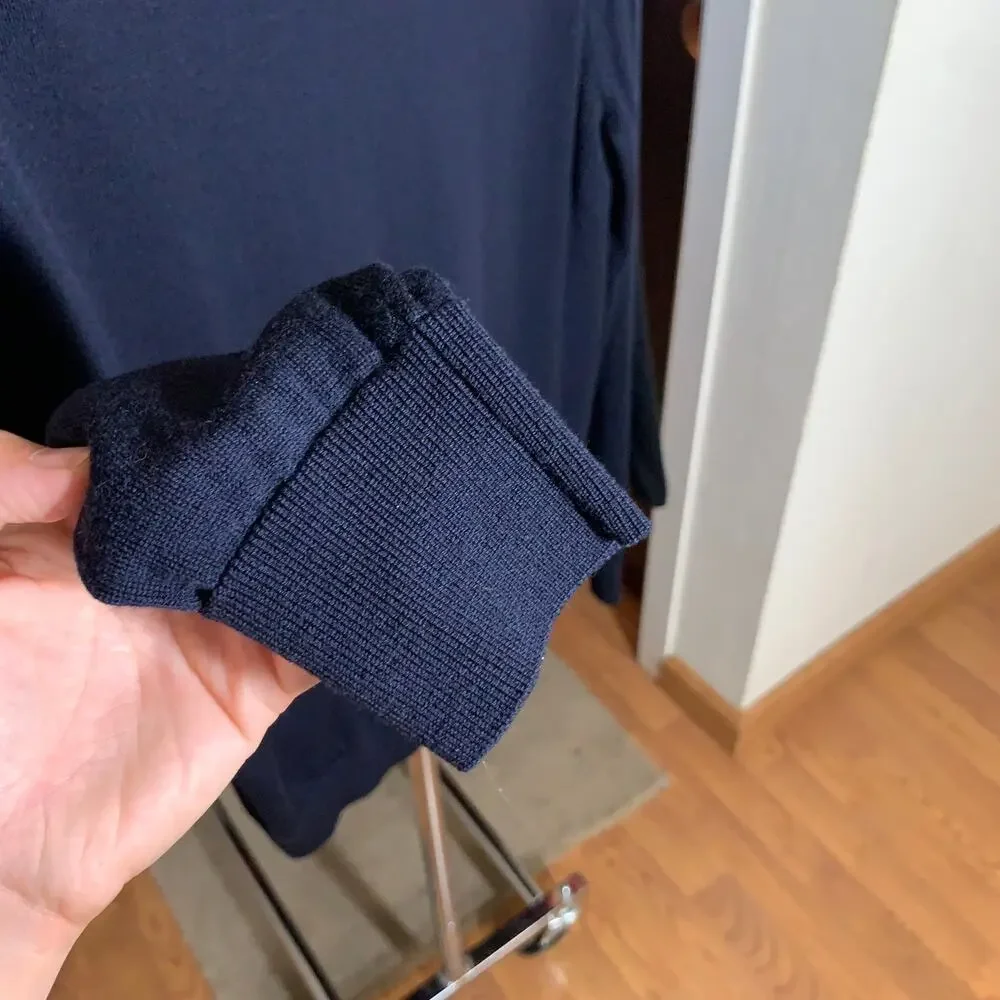 Uniqlo 100% Wool Sweater Long Sleeve for Men Size M